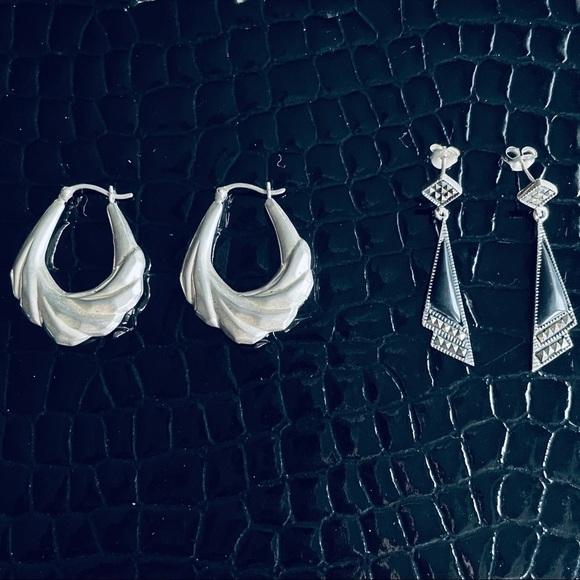 Sale 🔥 Sterling Silver Earrings Starting at $15 - Picture 8 of 8